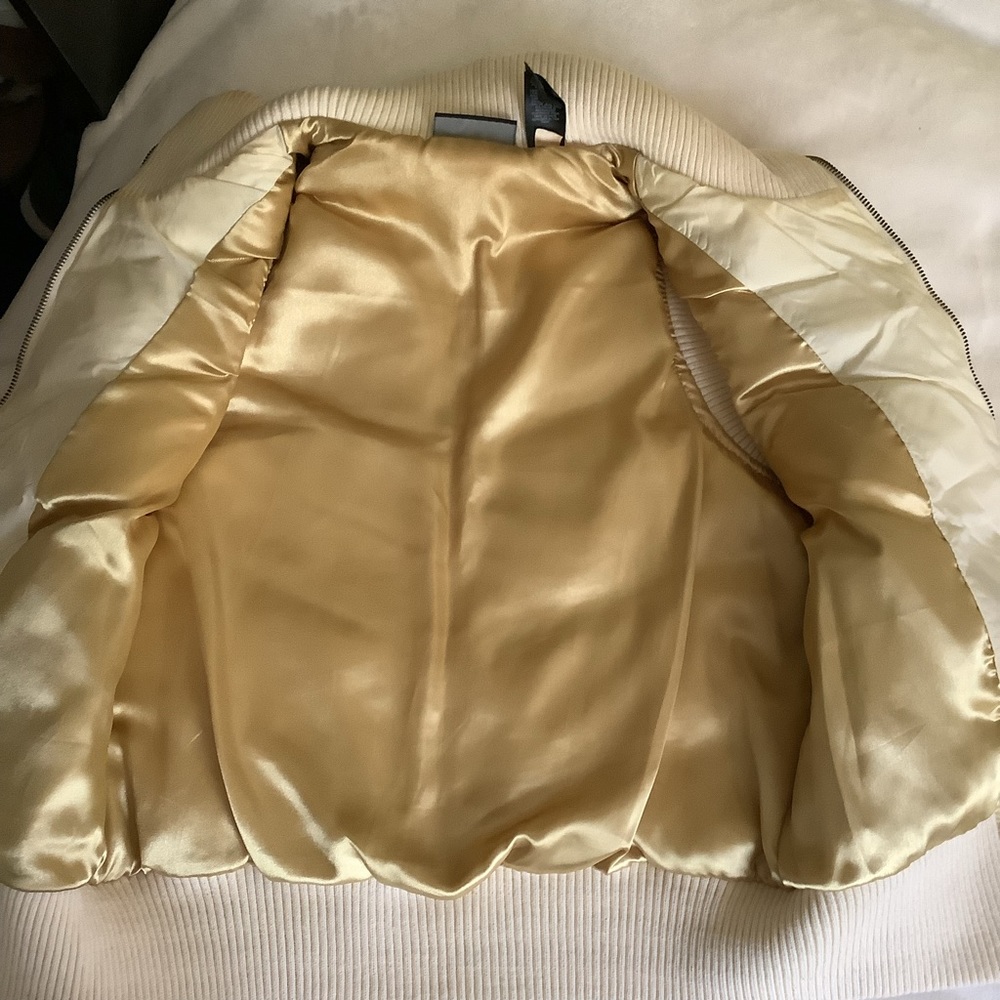 DKNY Ivory Down Feather Vest - Picture 3 of 13